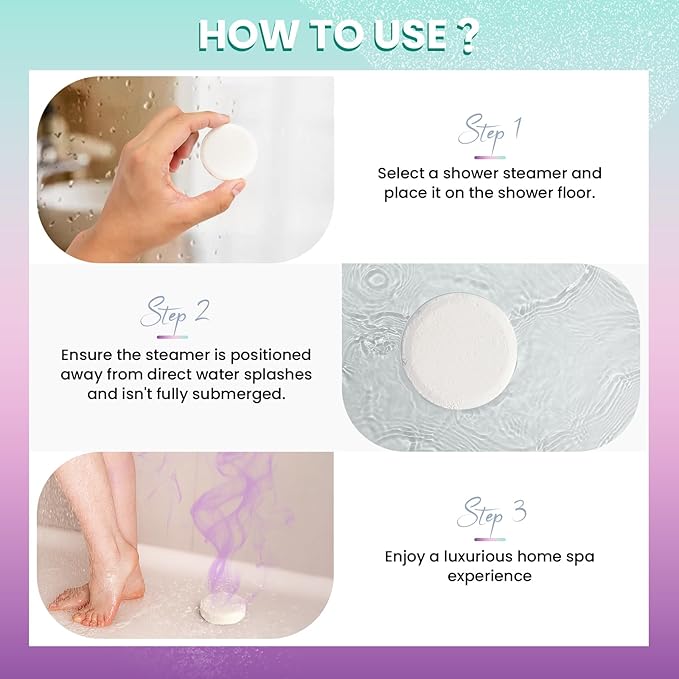 Shower Steamers Aromatherapy 8 Pack - Birthday Gifts for Women, Valentines Day Gifts for Her Wife Mom, Shower Bombs for Stress Relief, Spa Gifts for Women, Easter Basket Essentials