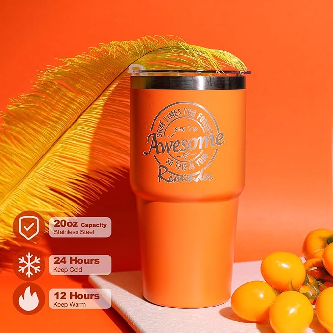 Gifts for Women Unique Spa Gifts Basket Set Birthday, Mothers Day, Valentines Day Christmas Gifts for Mom, Sister, Her, Girlfriend, Wife Bright Orange Gift Box…