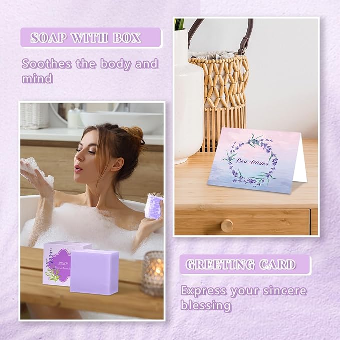 Gifts for Women, Spa Self Care Get Well Soon Gifts with Gua Sha Facial Tools, Thank You Gift for Wife, Coworkers, Friends, Gift Basket for Birthday Anniversary, Mother's Day, Thanksgiving, Christmas