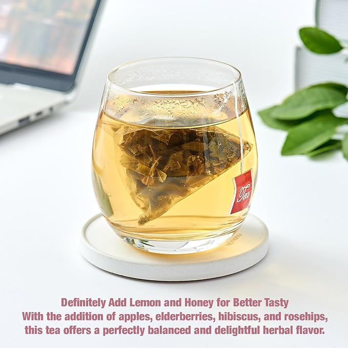 45 Red Raspberry Leaf Tea Bags| Pure Leaf Raspberry Tea Bags| Herbal Healthy Cycle Tea for Women| Non-GMO - Caffeine-free