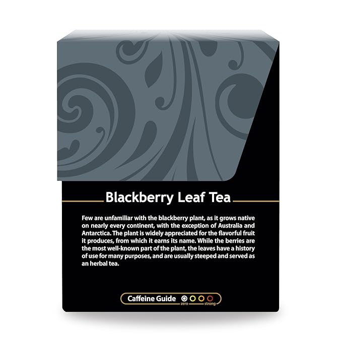 Buddha Teas Organic Blackberry Leaf Tea - OU Kosher, USDA Organic, CCOF, 18 Bleach-Free Tea Bag