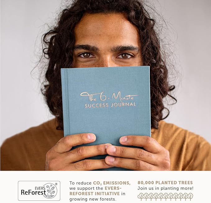 6-Minute Diary Success Daily Journal - The #1 Manifestation Journal for More Motivation & Success - Undated Organizer Planer 2024/2025 - More Focus & Mindfulness w/Guided Self-Help Journal
