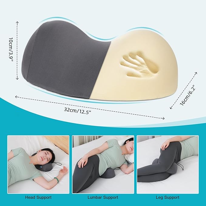 Cervical Pillow Relieves Neck Pressure High-Density Memory Cotton Supports Cervical Sleep Traction Pillow to Help Deep Sleep