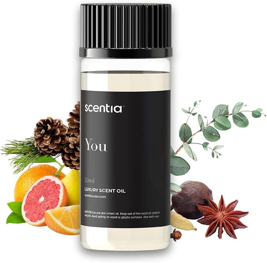 Fierce-Inspired Diffuser Oil - Scentia You Fragrance Oil Perfume Dupe - 50mL, 1.69 Fl oz Diﬀusers - A & F Inspired Natural Essential Scented Oil - Best for Aromatherapy, SPA and Home, Mothers Day Gift
