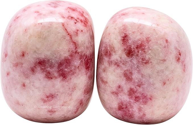 Amazing Gemstone Cinnabarite Crystals and Healing Stones Tumbled - 1 oz Cinnabarite Stone Gem Stones, Natural Healing Stones for Energy Balance, Stress Relief - Premium Polished Gems Rocks