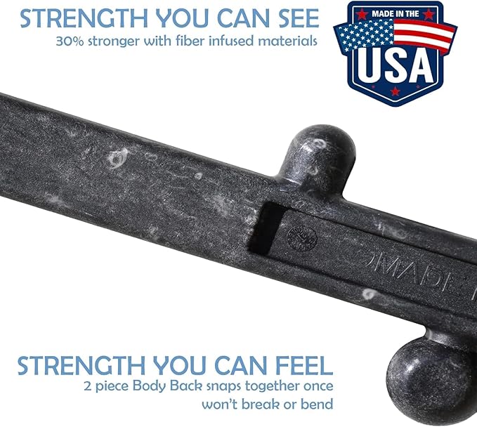 Body Back Company's Ultimate Trigger Point Release Sports Bundle, Relief from Cramping Soreness, Tightness in Legs, Feet & Back,Deep Muscle Massage (Buddy Black 2.0 + Foot Star)