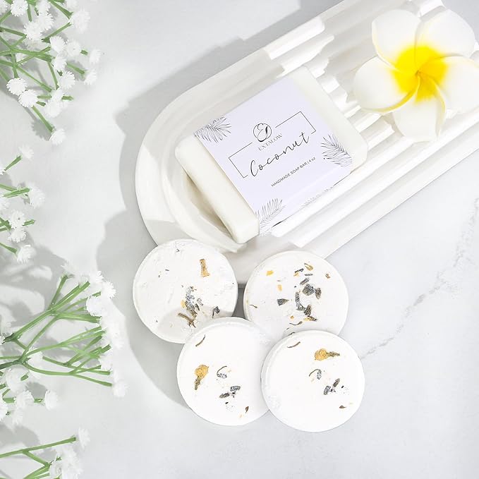 Spa Gifts for Women Bath and Body Gift Basket Mothers Day Gifts Coconut Lavender Home Spa Set Self Care Gift for Mom Sister Her Wife Birthday Gifts Spa Kit Care Package Thank You Gift