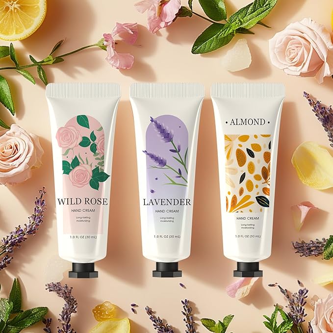 BODY & EARTH 30 Pack Hand Cream Lotion Bulk Mini Hand Lotion Hand Cream for Women Thanksgiving Gifts Christmas Gifts Stocking Stuffers and Bridesmaid Gifts