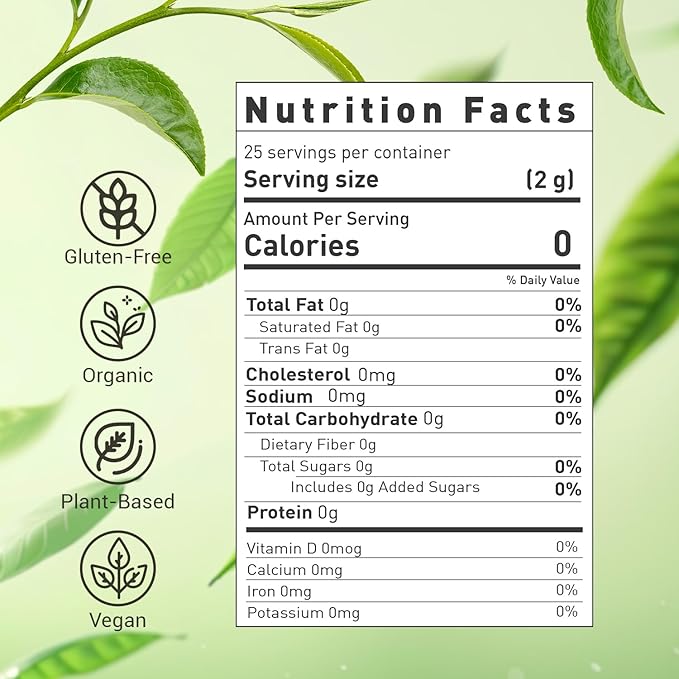 ANBA Green Tea Bags 25 Count | Easy to Brew | Naturally Fresh & Aromatic | Smooth & Refreshing Taste | Mild Natural Energy | Hight Caffeine | No Sugar Added | ISO HACCP Certified