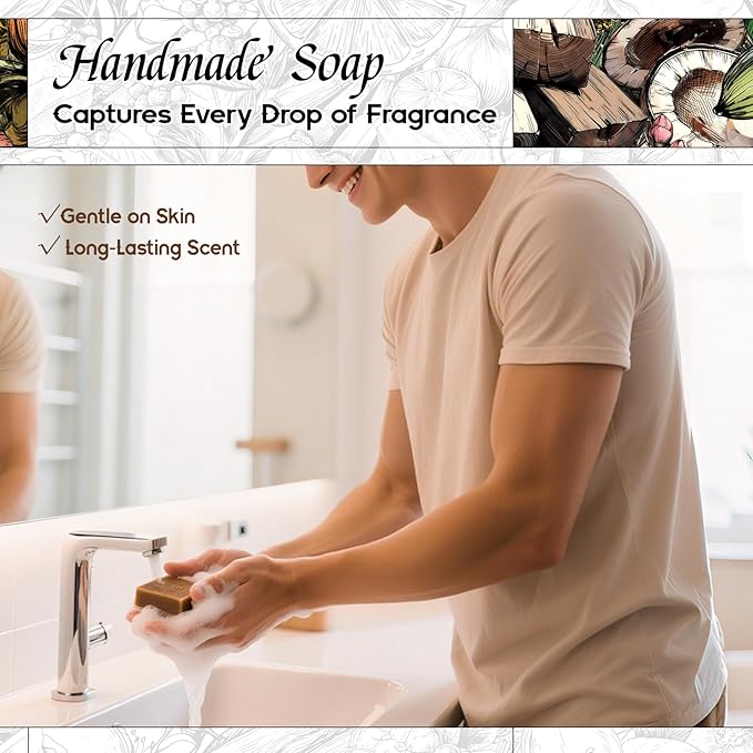 HIQILI Sandalwood Glyph Fragrance Oil for Candle & Soap Making, DIY Perfume, Essential Oil Diffuser for Home, Santal Dan Sha - 1 Fl Oz