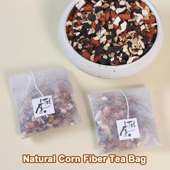 TEARELAE - Ginseng Six Treasure Tea - 10g x 25 Count - Traditional Chinese Herbal Tea for Health Support, 7 Precious Ingredients - Natural Herbal Blend for Daily Wellness - Caffeine-free