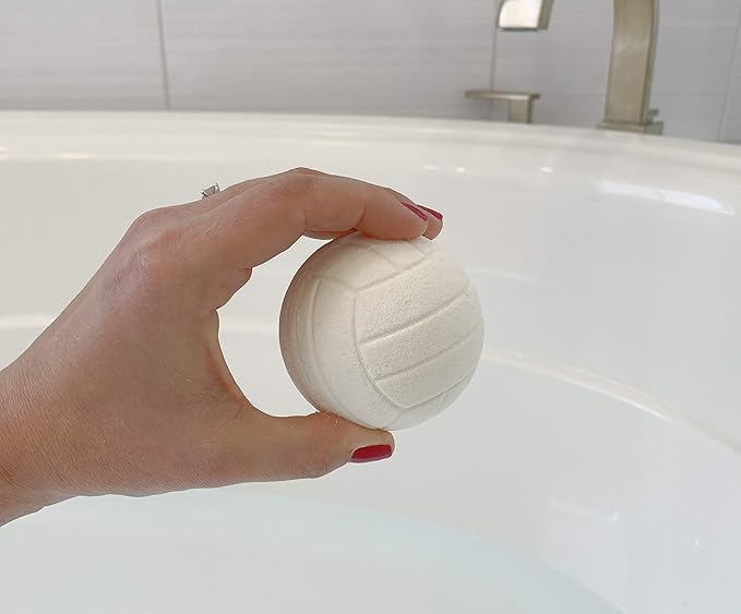 Volleyball Bath Bombs - 3 Pack - Gifts for Team, Girls, Teens, Accessories for Teen Girls, Coach, Gear