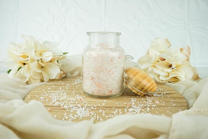 Bath Salts Blend (16oz - Pack of 4) - Pure Coarse Grain Mineral Salt - Used as Salt Bath, Bath Soak, Foot Soak, Spa or Foot Salts Bath