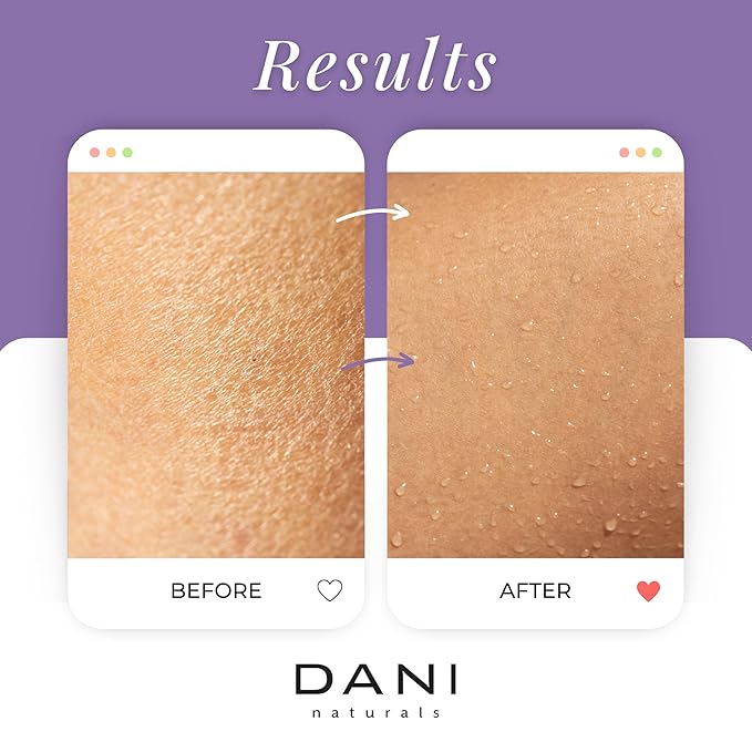 DANI Naturals Sugar Scrub - Exfoliating Lemongrass Lavender with organic cane sugar and shea butter gently exfoliates and hydrates, leaving skin smooth and refreshed. 14 oz