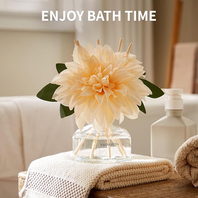 Reed Diffusers Set Citrus, 7.10 oz Diffusers for Home with 7 Diffuser Sticks, Reed Diffuser for 120 Days, Perfect for Bathroom, Shelf Decor, Air Fresheners