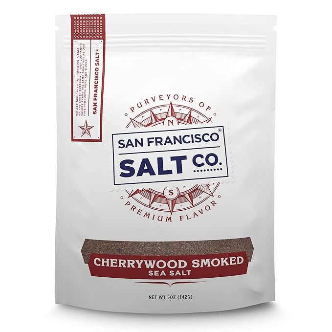 Cherrywood Smoked Sea Salt - 5 oz. Fine Grain by San Francisco Salt Company
