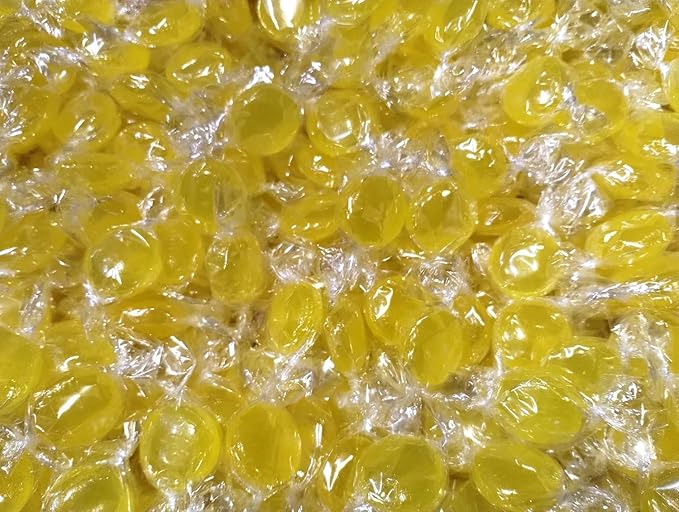 Sugar Free Lemon Drops Hard Candy-Keto Friendly-1.5 lbs Lemon Fresh Flavored Individually Wrapped-Ideal Diabetic Candy, Gluten Free(24 oz)