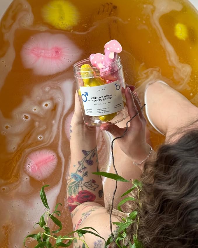 Funny Bath Bombs – Surprise Bath Bombs - Funny Gifts for Women – Gifts Set for Women – Spa Set – Birthday Gifts – Bachelorette Party Favors – Fruity Floral Scent