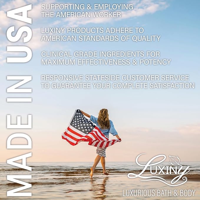 Luxiny Vegan Milk Bath Soak Made with Moisturizing Coconut Milk Powder & Sweet Almond Oil for a Bath Bomb Dust Soothing Fizz & Relaxing Soak, 8 oz. (Black Raspberry Vanilla)