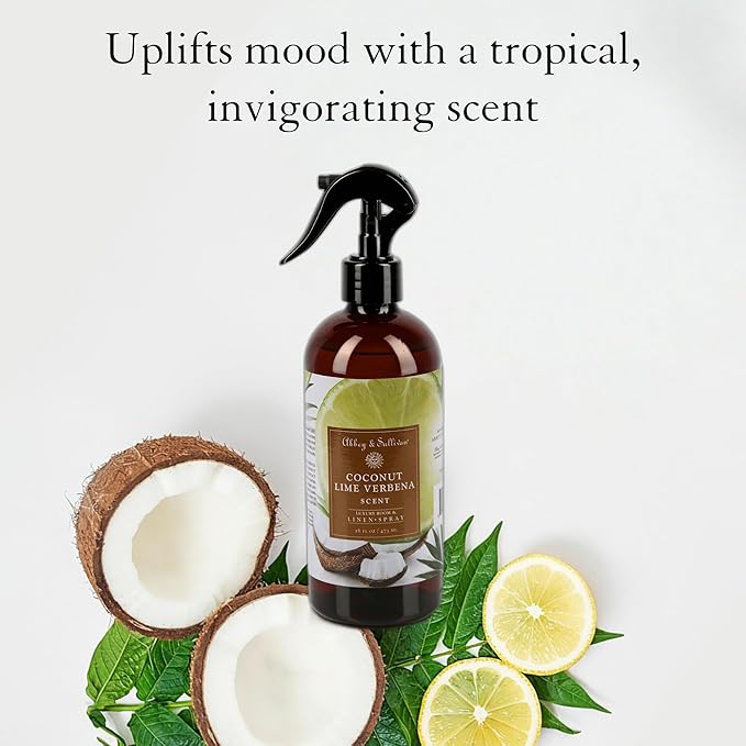 Abbey & Sullivan Linen Spray, Coconut Lime Verbena, 16 oz.