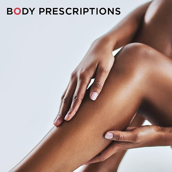 Body Prescriptions Exfoliating Body Scrub – Body Cleanser for Nourished, Ultra-Smooth Skin, Shea Butter and Almond Milk