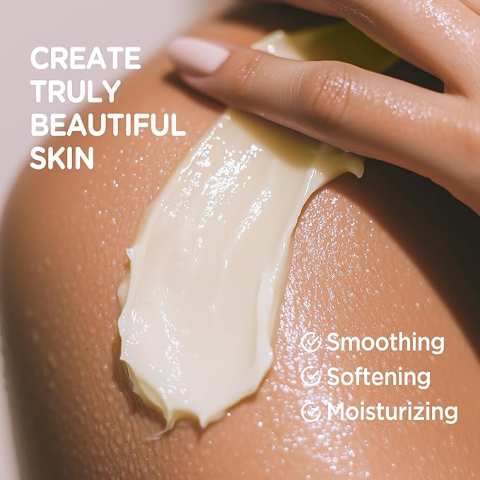 Brazil Nut Body Butter, Shea Butter Moisturizer, Natural Body Butter for Men Women Smell Good, Body Moisturizer for Dry Skin 6.8 floz