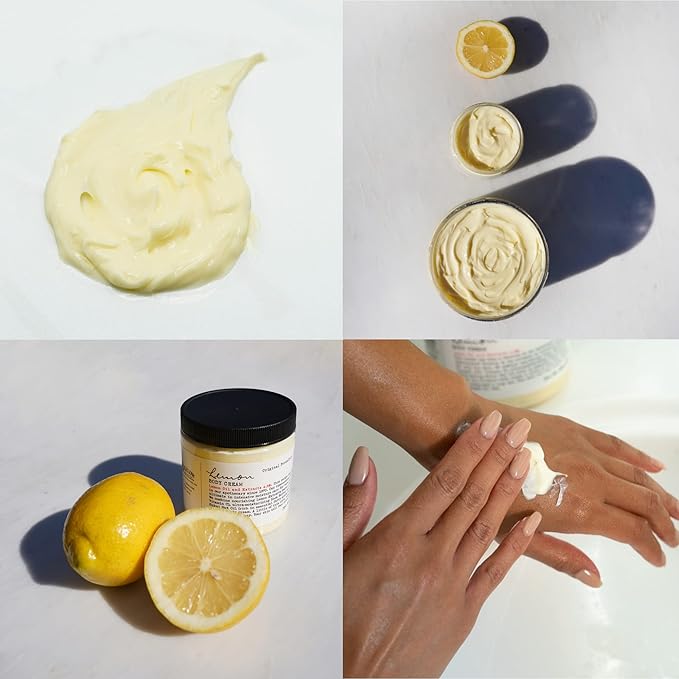 C.O. Bigelow Lemon Body Cream 8oz, Lotion for Dry Skin with Shea Butter & Lemon Extract, Moisturizing Body Lotion and Hand Treatment