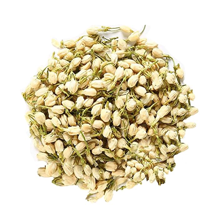 TooGet Fragrant Natural Pure Jasmine Buds Dried Jasmine Flowers Wholesale, Herbal Tea - 2 OZ