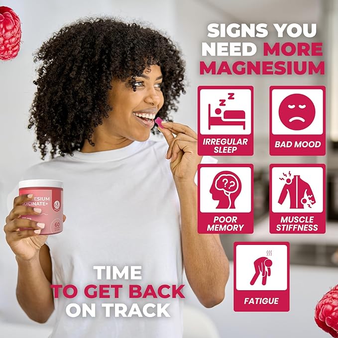 Dr. Moritz Magnesium Glycinate Gummies for Adults & Kids - with L-Theanine & Lemon Balm - Magnesium Gummies for Women & Men for Relaxation Support - No Sugar Added, Non-GMO (60 Count)