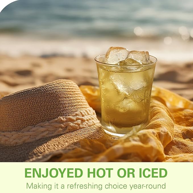 WT WEETEE Lemon Ginger Decaf Green Tea Bags 50 Counts, Made of Decaffeinated Green Tea, Ginger & Natural Lemon Flavor, Clean & Fresh