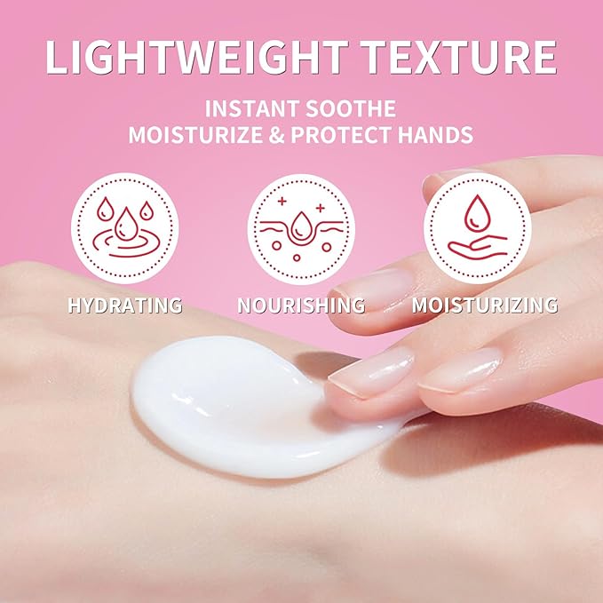 10-Pack Hand Cream Set, Moisturizing Hand Lotion for Dry Cracked Hands, 5 Natural Scents, Ideal Gift for Christmas or Stocking Stuffer for Women & Men