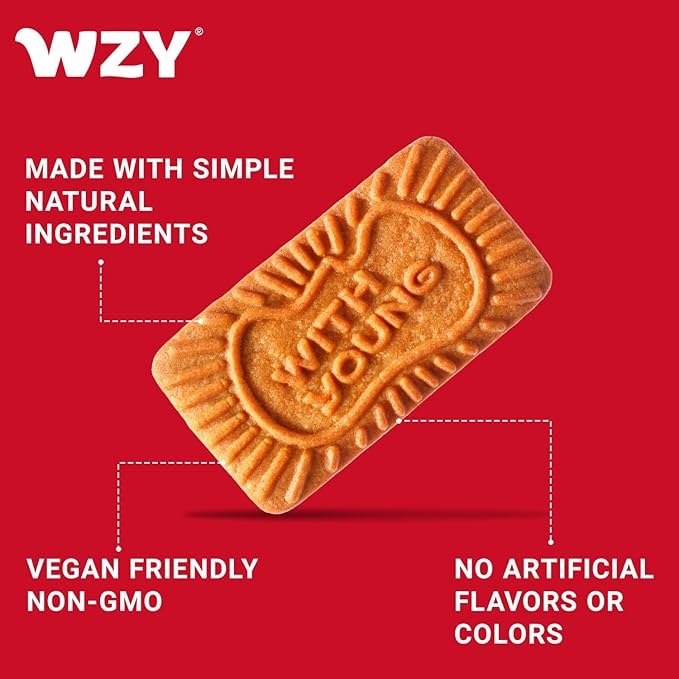 WZY Gourmet Caramelized Biscuit Cookies Vegan Non-GMO Project Verified 17.6 OZ (500g) Perfect Crunch for Coffee Tea Snacking & Desserts Crunchy Buttery & Delicious (17.6 OZ (500g))