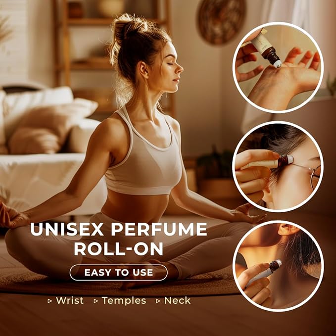 Gya Labs Lemon Essential Oil Roll On - 0.34 Fl Oz - Travel Size Roller for Camping, Skin, Aromatherapy Relief, Convenience