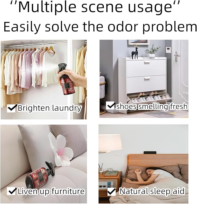 Linen Spray Natural Ocean Essential Oil Linen and Room Pillows and Sheets Spray, and Fabric Aromatherapy(Ocean-8.8oz)