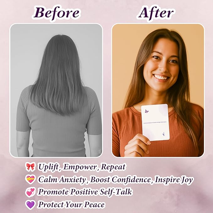 Gifts for Women, Affirmation Cards for Women Her Female– Inspirational Daily Affirmations for Friends, Sister, Mom- Self Care Gift Ideas for Nurses, Teacher, Birthday, Christmas, Stocking Stuffers