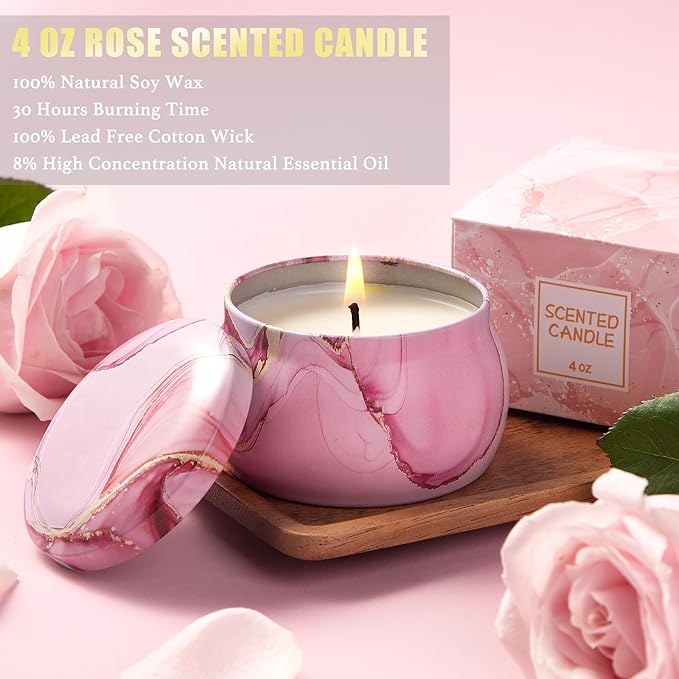 Birthday Gifts for Women - Relaxing Spa Gift Set -Self Care Get Well Soon Gift Baskets - Happy Birthday Gift Set W/Flannel Blanket & 40 OZ Tumbler for Mom Wife Her Best Friend Sister Girlfriend