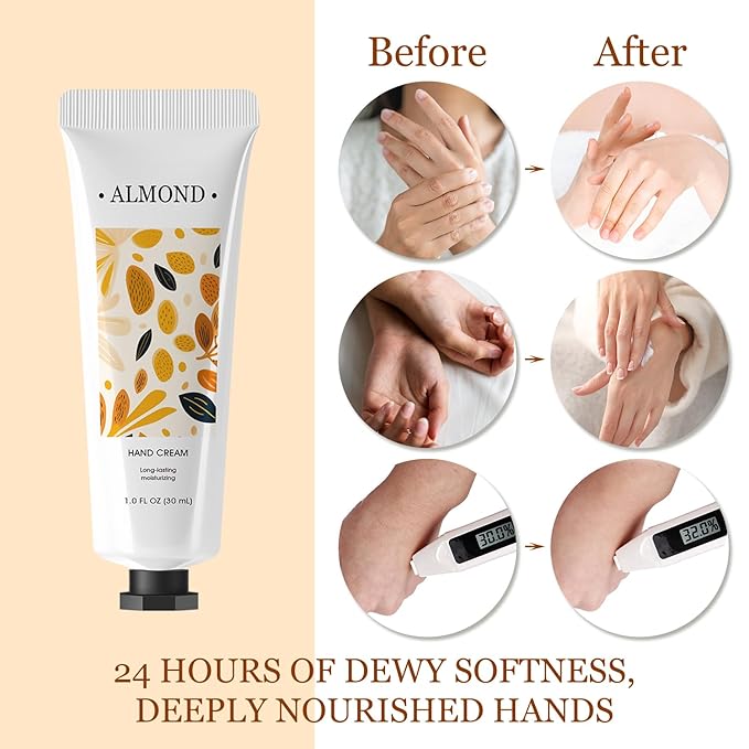 BODY & EARTH 30 Pack Hand Cream Lotion Bulk Mini Hand Lotion Hand Cream for Women Thanksgiving Gifts Christmas Gifts Stocking Stuffers and Bridesmaid Gifts