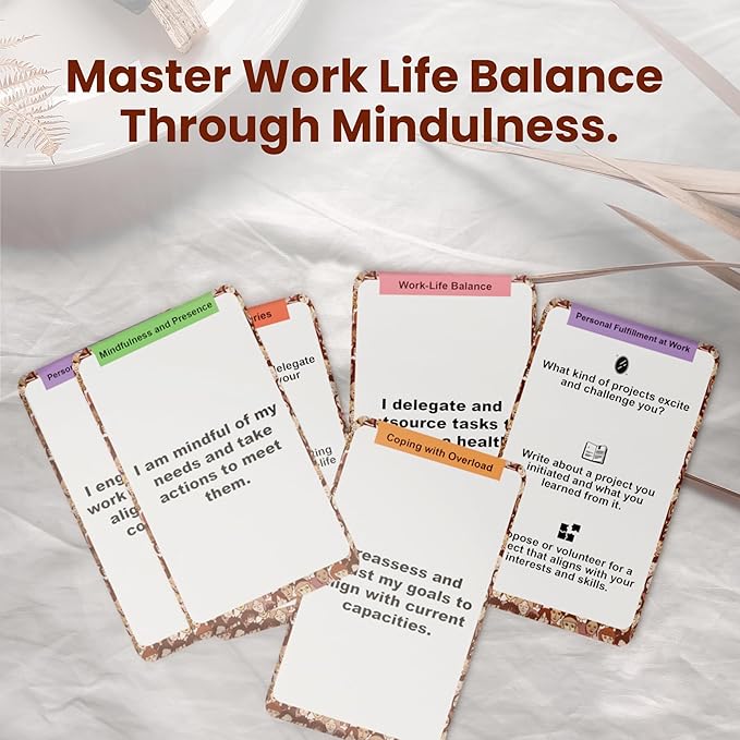 Positive Daily Affirmation Cards at Work for Men Women - Self Care Inspirational Manifest, New Office Job Stress Relief, Manifestation & Motivation Gift, Boss & Coworker Gifts 80 Cards Deck with Stand