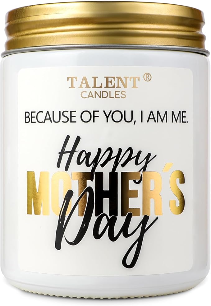 Elegant Scented Candle for Mom | Mother's Day Gift | Iris & Orange Blossom 8.4oz Candle Jars