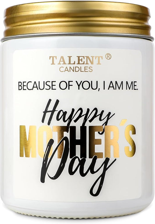 Elegant Scented Candle for Mom | Mother's Day Gift | Iris & Orange Blossom 8.4oz Candle Jars