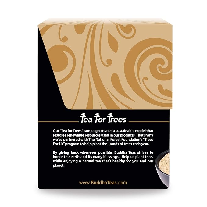 Buddha Teas Organic Maca Tea - OU Kosher, USDA Organic, CCOF, 18 Bleach-Free Tea Bag