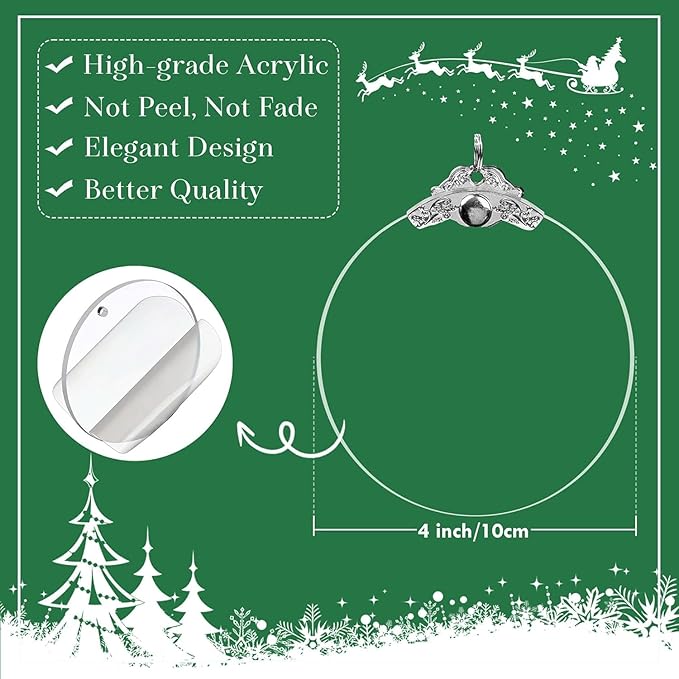 2025 Christmas Ornament, Stained Glass Effections, Christmas Tree 4 Inch Acrylic Ornament Art, Gag Gifts Funny Adult, Christmas Decor (Yellow Hat Snowman)