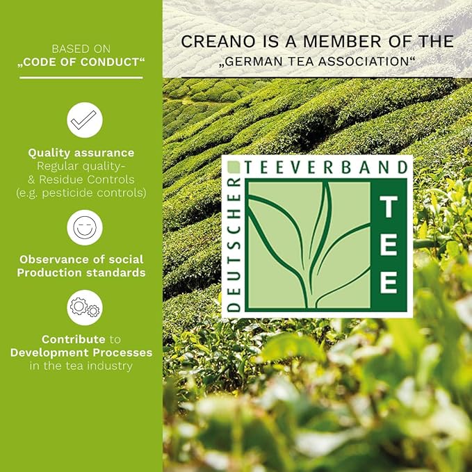 Creano Tea Flowers Mix 6pcs Set Blooming Tea Green Tea in Elegant Magnetic Box with Silver Embossing