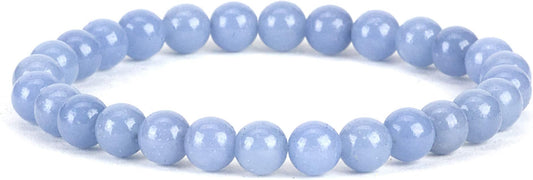 Cherry Tree Collection - Small, Medium, Large Sizes - Gemstone Beaded Bracelets For Women and Men - 6mm Round Beads