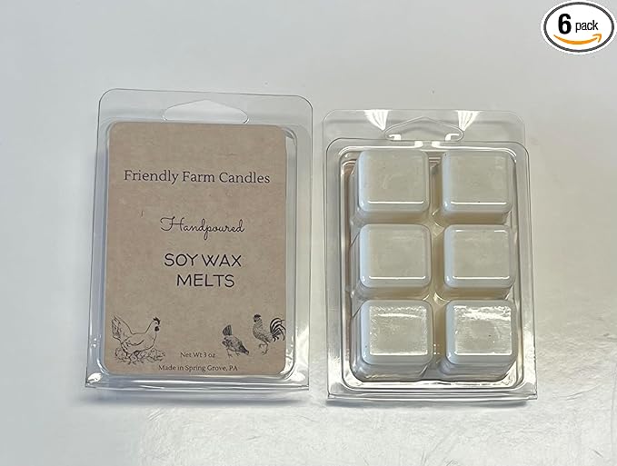 Friendly Farm Candles Soy Wax Melts, Wax Cubes Strong Scent Long Lasting (3 oz.) (Coffee)