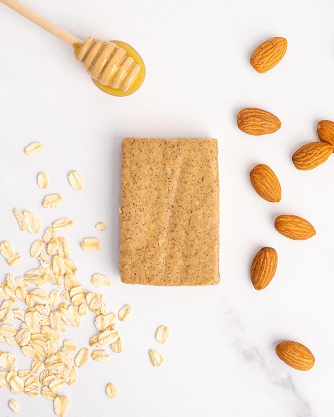 KiZE Energy Bars - Almond Butter - Almond-Butter-Based, Gluten Free, Non-GMO, and High Protein Meal Replacement Energy Bars, Clean and Simple Food Ingredients - 10g High Protein Snacks, (10 Count)