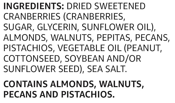 Amazon Brand - Happy Belly Dried Cranberries, Nuts & Pepitas Trail Mix, 2.62 pound (Pack of 2)