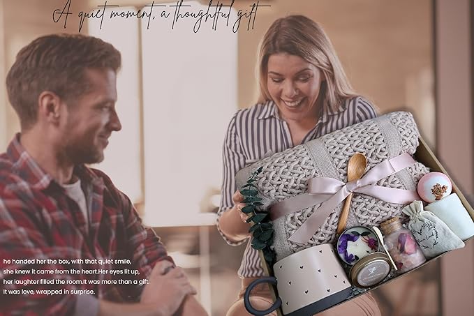 Thinking of You Gift Baskets for Women -Brithday Gift,Best Friend/Sister Gifts,/Self Care Package,After Surgery, Sympathy Gifts, Get Well Soon Gift/Grief/Bereavement/Miscarriage Gifts for Women