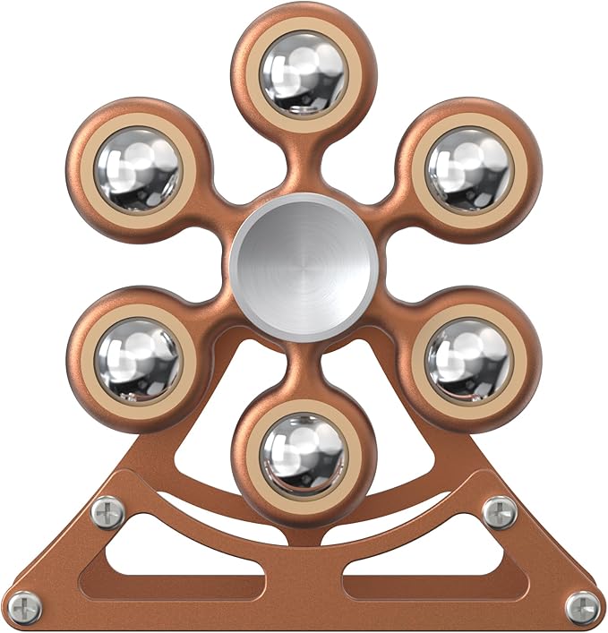 Desk Toys for Fidget Ferris-Wheel Spinner: 4mins Metal Cool-Gadgets Kinetic-Toy, Cool-Stuff for Kid Children Teen Adult EDC-Toy, ADHD Tools Stress Relief for Office Home School Men Woman Christmas