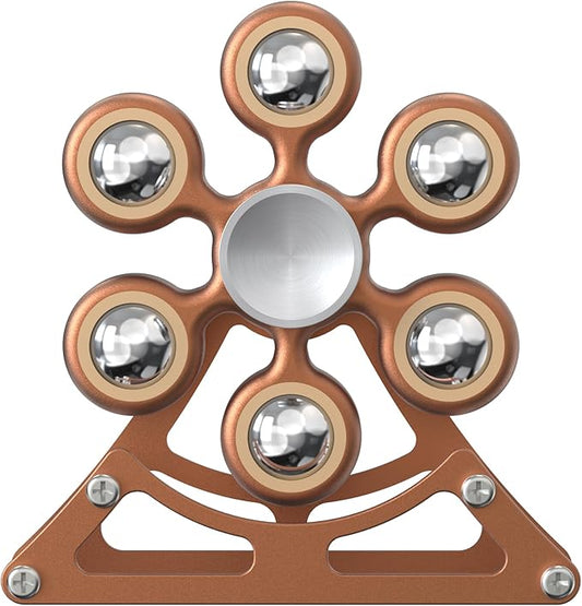 Desk Toys for Fidget Ferris-Wheel Spinner: 4mins Metal Cool-Gadgets Kinetic-Toy, Cool-Stuff for Kid Children Teen Adult EDC-Toy, ADHD Tools Stress Relief for Office Home School Men Woman Christmas